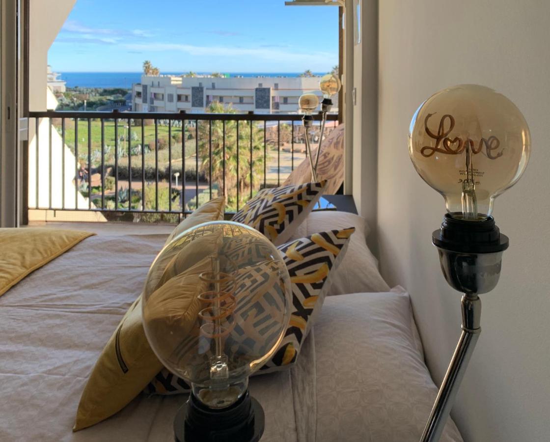 Bagatelle Naturiste Heliopolis Clim Ascenseur Vue Mer Parking Prive Agde Dış mekan fotoğraf